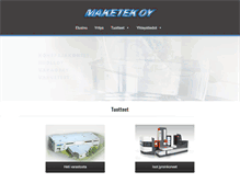 Tablet Screenshot of maketek.fi